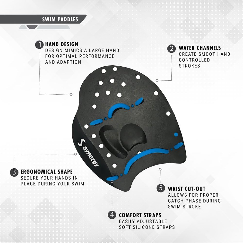 Synergy Hand Paddles for Swim Training : Sports & Outdoors