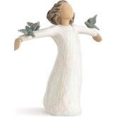 Willow Tree Happiness, Sculpted Hand-Painted Figure | Cast from a Susan Lordi Original Carving, Meaningful Keepsake Gift for Loved Ones, Display on Shelf, Table or Mantel