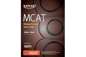 MCAT Biology Review 2019-2020: Online + Book (Kaplan Test Prep)