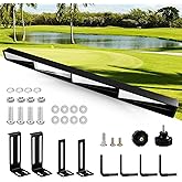Xislet No-Drill Golf Cart Rear View Mirror - 4-Panel Wide-Angle Universal Fit for Evolution, Club Car, Yamaha & EZGO - True Panoramic View with No Blind Spots