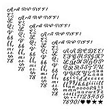 3540 Letter Stickers 30 Sheets Alphabet Stickers