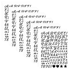 3540 Letter Stickers 30 Sheets Alphabet Stickers