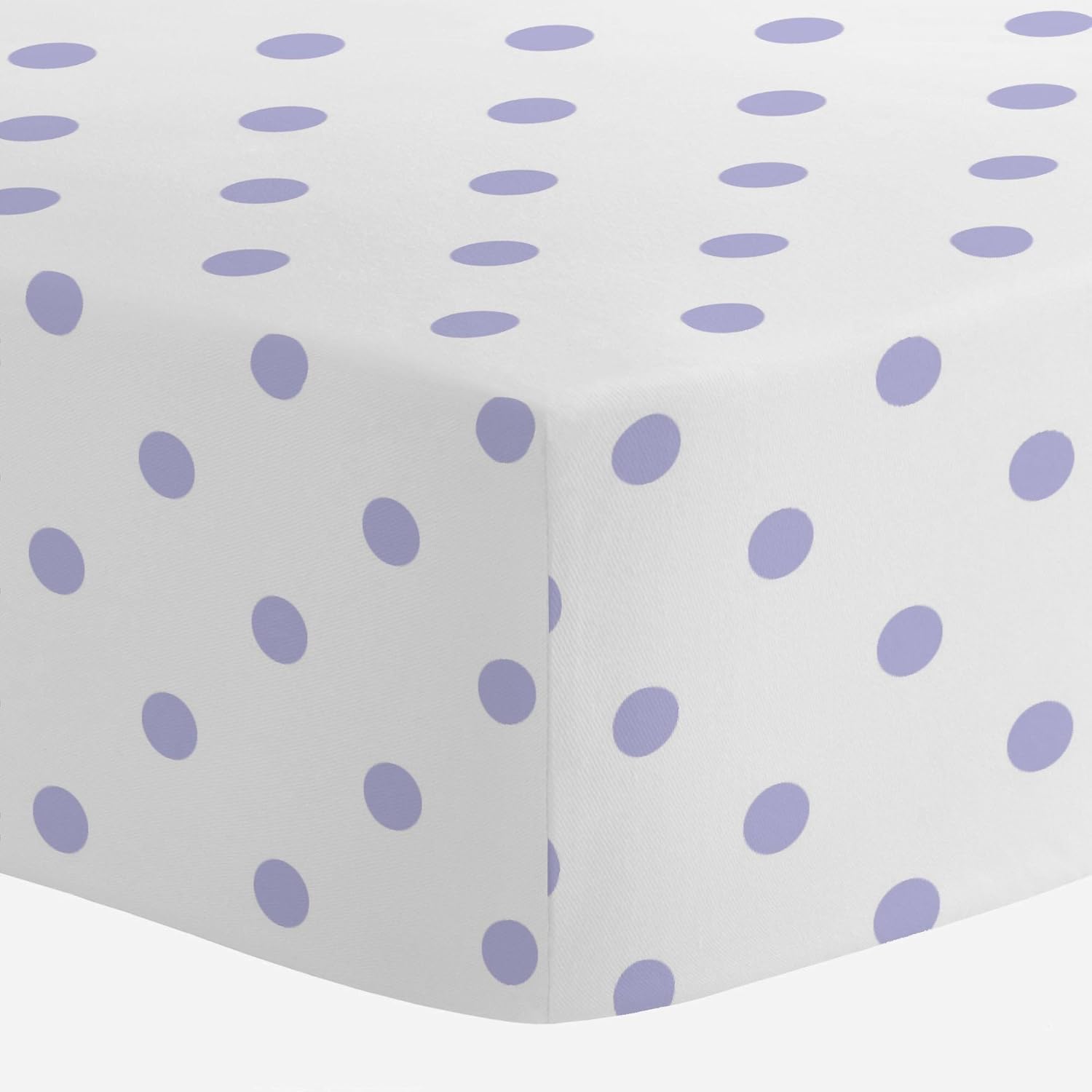 lilac crib sheet