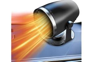 Car Heater,12V Winter Car Defogger,100W Cigarette Lighter Port Car Heater, 2 in 1 Defroster Defogger Fast Heating, Car Amplif