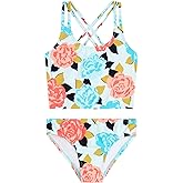 Kanu Surf Girls Waverly UPF 50 Beach Sport Criss-Cross Tankini