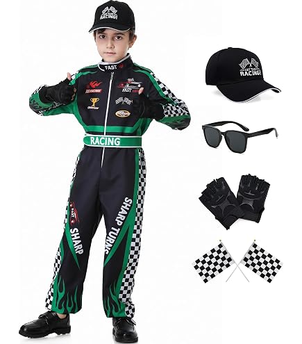 Turbo Racer Toddler Costume - 2T Size, Jumpsuit With Muscle Torso & Arms, Includes Helmet, For Halloween & Dress-Up - View #7