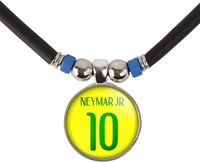 Amazon.com: Neymar Jr. Brazil Soccer Jersey Necklace: Jewelry