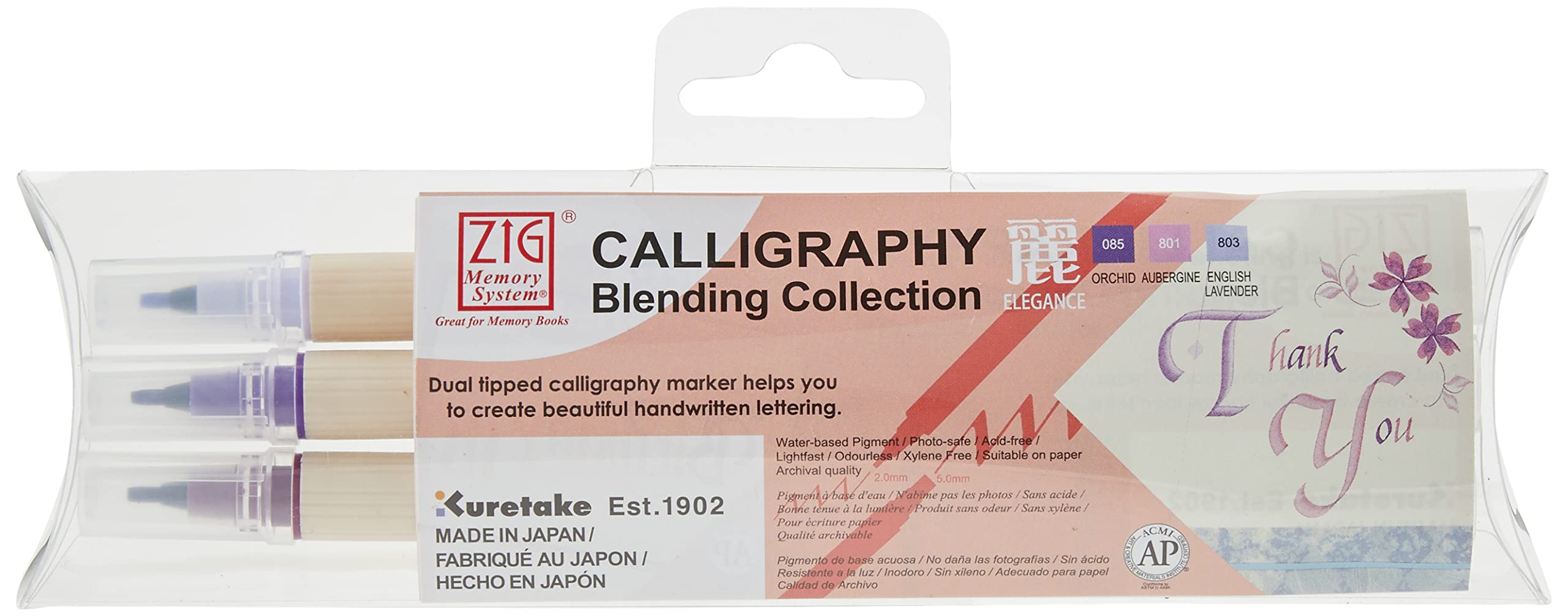 Zig Calligraphy Markers - Blending Collection - Elegance