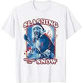 Terrifier Slashing Through The Snow Christmas Horror Movie T-Shirt