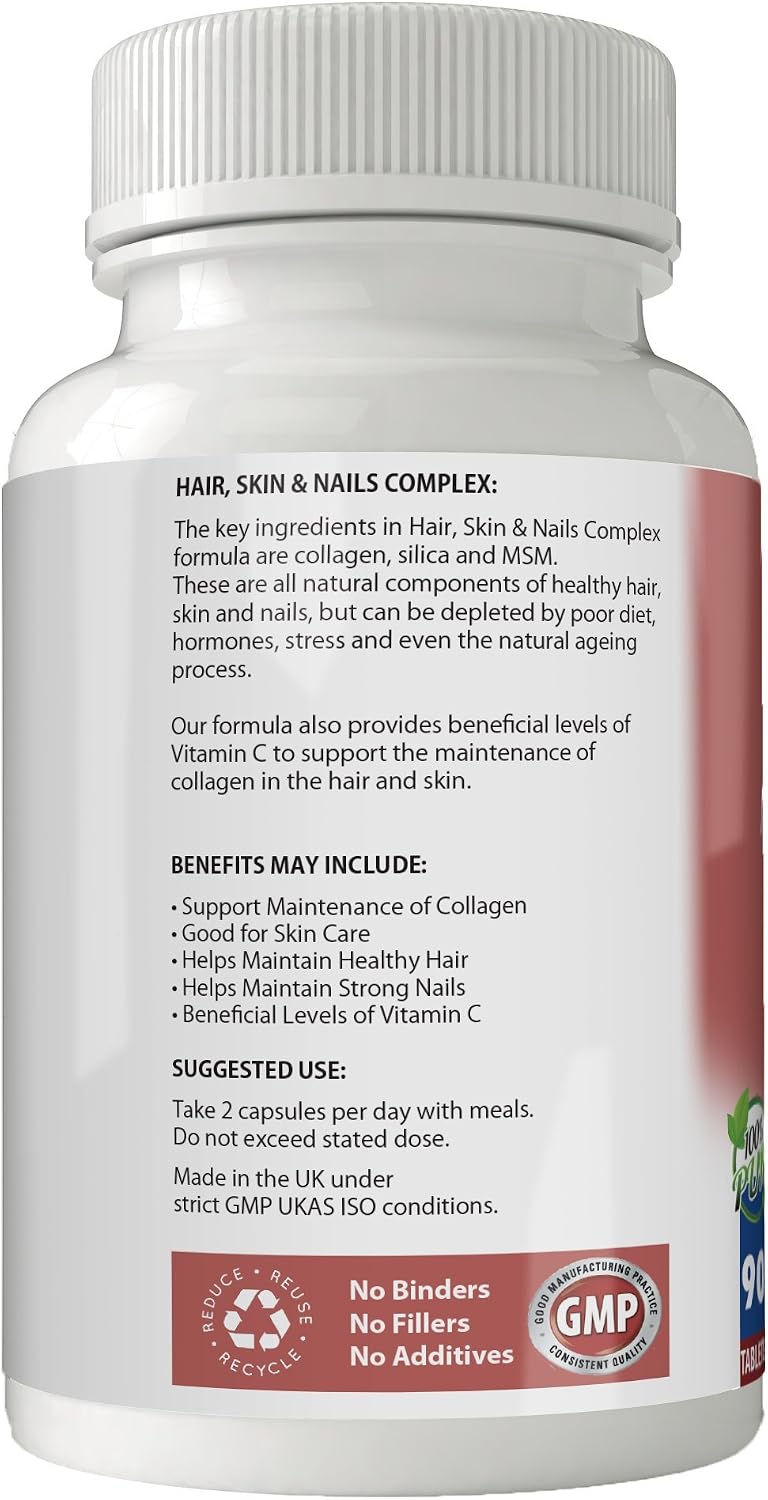 Simply Pure Beauty Complex for Hair Skin & Nails, 90 count (Pack of 1) - Image 3