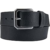 Carhartt Men's Durable Full Grain Saddle Leather Classic Belts, W/Rugged Antique Nickel Hardware