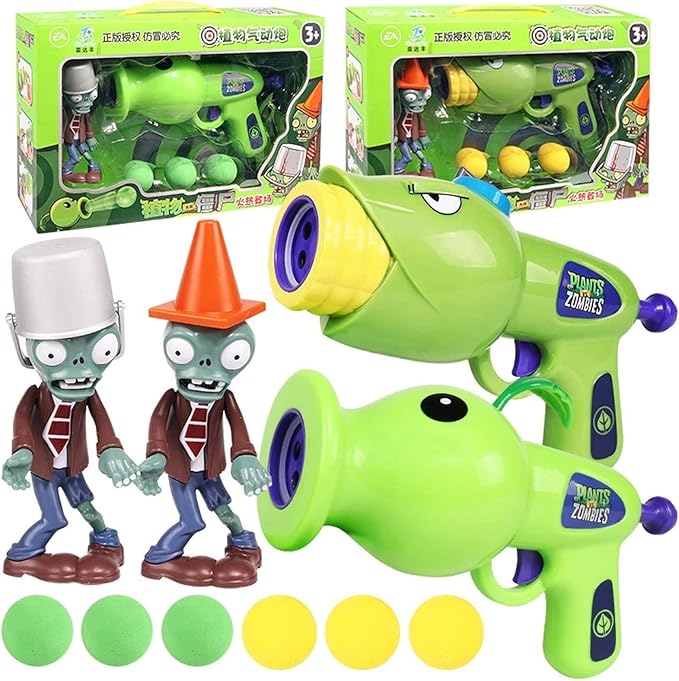 1 juego de Plants vs.Zombies toys PVZ toys juguetes de interacción
