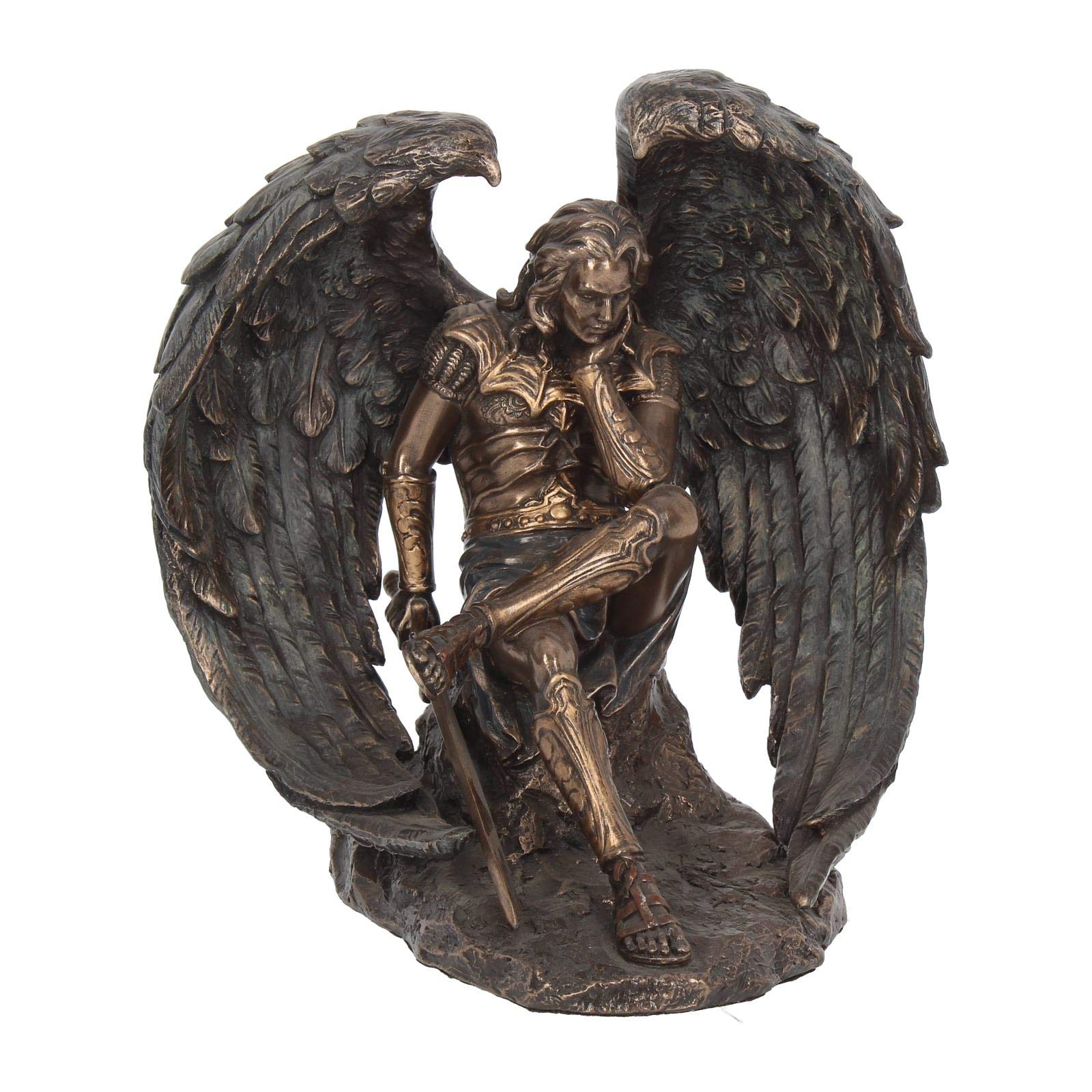 Nemesis Now Lucifer The Fallen Angel Figurine 16.5cm Bronze