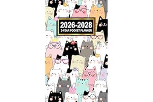 3-Year Pocket Planner 2026-2028: Manage Your Time with 36 Months of Planning from January 2026 to December 2028 including Fed