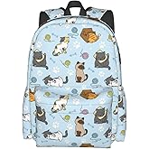 Nmbvcxz Cut cats Backpack for Women 16.9 inch Travel Casual Laptop Backpack Lightweight Waterproof Hiking Daypack