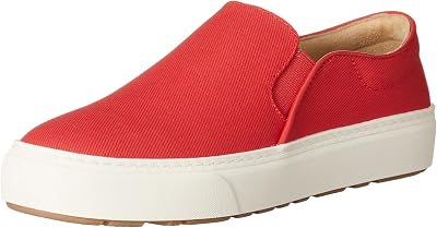 Sneakers da Donna, comode, Senza Lacci, Rosse, 42