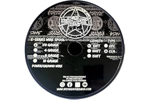 Sky High Car Audio E-Series CCA 1/0 Gauge - 50ft Spool (Black)