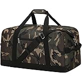 THSOGO 21 inch Gym Bag for Men - 40L Travel Duffel Bag Sport Duffle Bags for Weekend Overnight with Bottom Support (Camouflage)