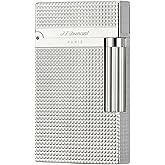 JTDunant Classic Ligne 2 Style Lighter &ndash; Iconic &ldquo;Ping&rdquo; Sound | Clous de Paris Brass, Adjustable Soft Flame, Refillable Butane, Luxury Gift for Men, Father, Husband, Boyfriend
