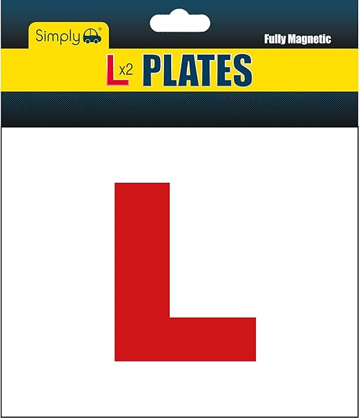 Simply TL1000 Pack of 2, Fully Car LPlates, Well Packaged