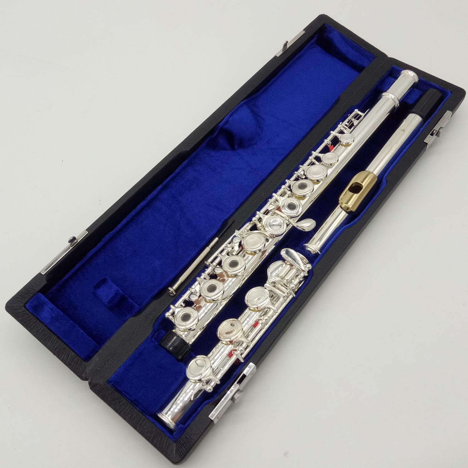 Music Fancier Club Intermediate Standards Flute Student Flutes Gold Plated Lip Plate 17 Holes Open Closed Hole With Case