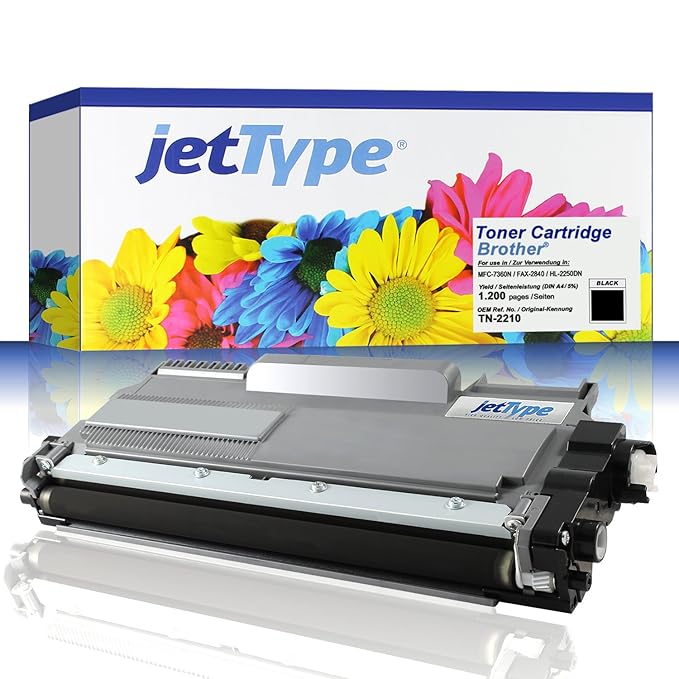 TN-2210 Toner kompatibel f. Brother MFC-7360N / FAX-2840 / HL-2250DN / MFC-7460DN / HL-2240 / FAX-2940 / DCP-7070DW / DCP-706