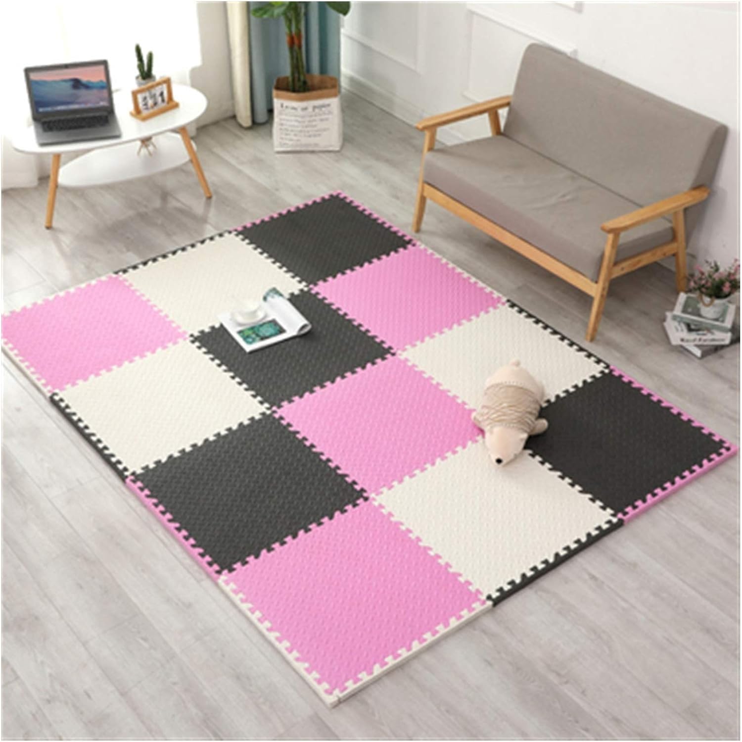 Foam Mats for Kids Scratch Resistant Waterproof Interlocking Foam Floor