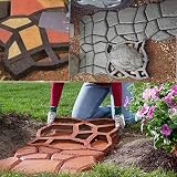 unho Garden Paving Concrete Mould Plastic Walk Maker Reusable Path Molds 43.5cm view 4