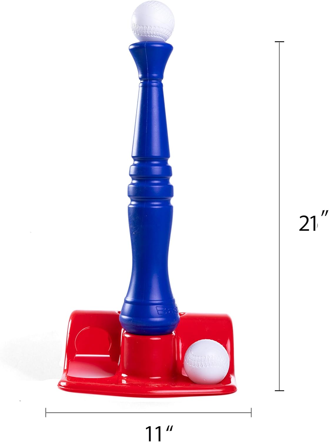 JOYIN T-Ball Baseball Toy Set Including Tee Ball Set, Baseball Bat and Inflatable Baseball Catcher for Outdoor Sports Baseball Toy Yard Game for Kids: Toys & Games