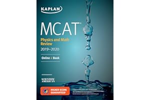 MCAT Physics and Math Review 2019-2020: Online + Book (Kaplan Test Prep)