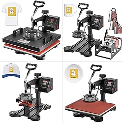 Topdeep Heat Press 15x15 Inch 8 in 1 Heat Press