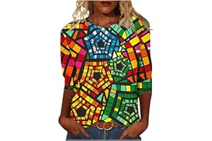 JXSOYEN Juneteenth Shirts Women June 19Th 1865 Black Freedom Day Tops Casual 3/4 Sleeve Blouses Black Pride Tunic Tshirt 2024