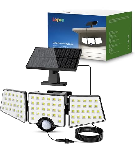 Lampe Solaire D'Avertissement Avec Alarme Forte - Détecteur Mouvement, 5 Modes, Étanche Pour Ferme, Verger, Grange Et Extérieur