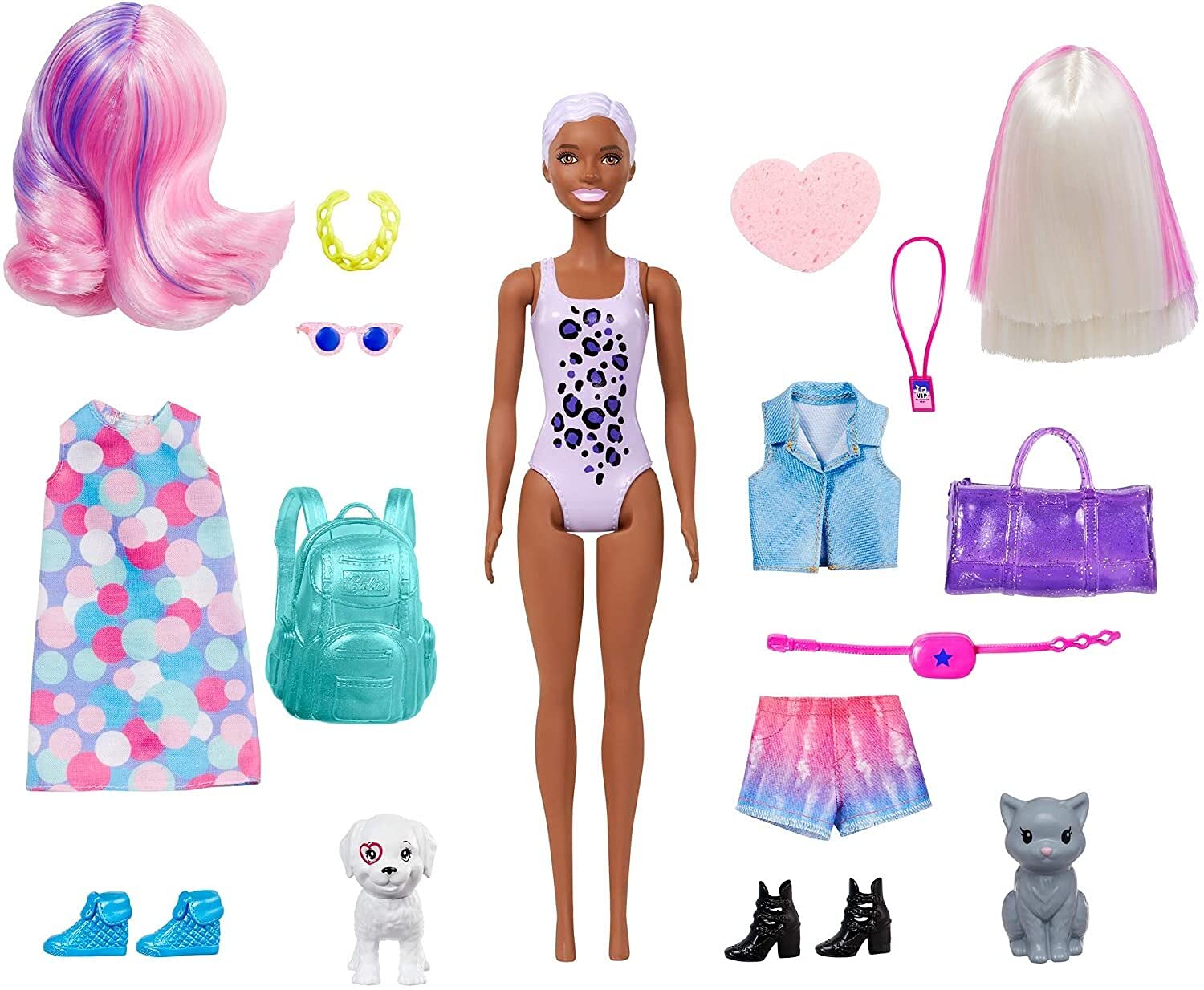 Barbie Day-to-Night Color Reveal Doll with 25 Surprises & Day-to-Night Transformation – Carnival to Concert Reveal