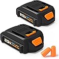 rebicacate 2 Packs 20v Lithium Battery Replacement for Worx 20V PowerShare Battery for WA3520 WA3525 WA3575 WG151s WG155s WG251s WG255s WG540s WG545s WG890 WG891