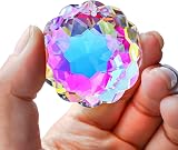 HDCRYSTALGIFTS Colorful Mandala Crystal Pendant Suncatcher 45MM view 3