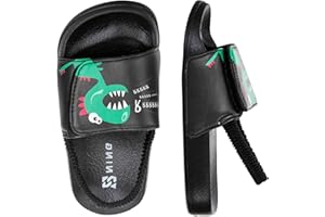 IceUnicorn Kids Slide Sandal Summer Beach Water Shoes Casual Slip-On Flat Shoes Slippers