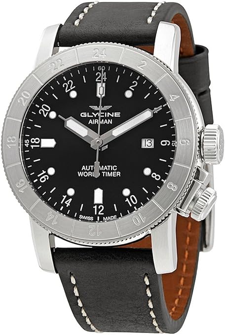 glycine airman world timer gmt
