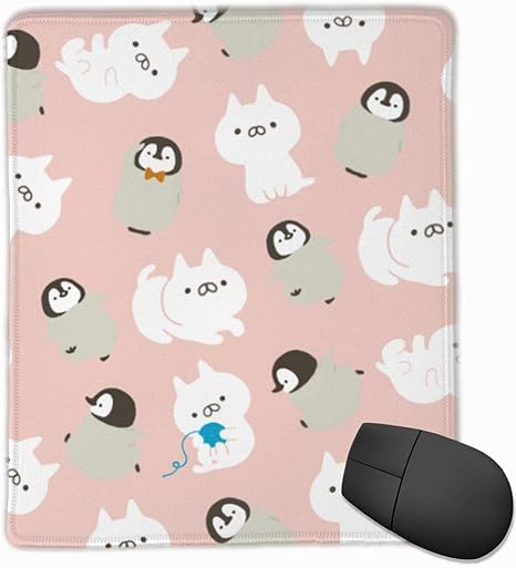Amazon Co Jp マウスパッド ねこぺん日和 1 おしゃれ 高耐久性 滑り止め 防水 Pc ラップトップ 水洗い レーザー 光学式 25 30cm ホーム キッチン