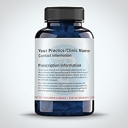 Veterinary Prescription Labels With Caduceus