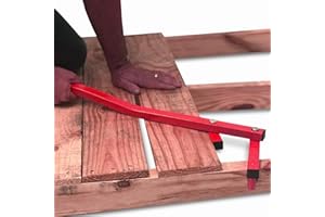 CPROSP Decking Straightening Tool Deck Board Bender Straightener Bending Carbon Steel Srtaightener 66CM/26In Weight 1.5KG Universal Wood Universal