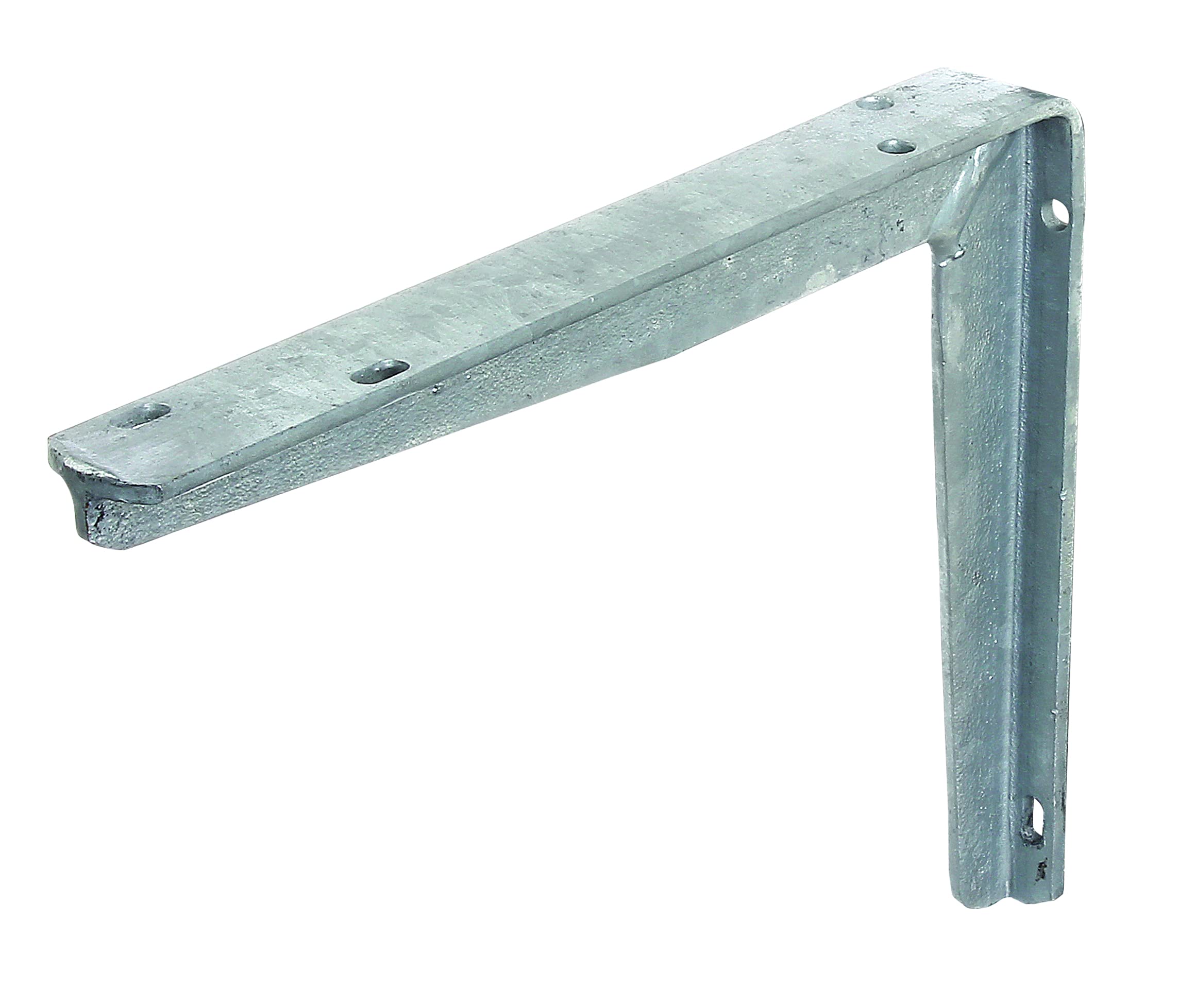 GAH Alberts 800710 T Profile Shelf Bracket for Very Heavy Wear and Load Hot-Dip Galvanised 200 x 250 mm