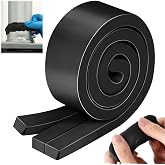 ElectricWise 1 Pack Moldable Silicone Putty Black Pre-Cut Strips | 1.5 ft x 1 in Non Hardening Multi Purpose Duct Seal for Metal, Glass, Wood, Ceramic, Crafts, Heat Resistant and Waterproof