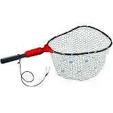 Ego S1 Slider Fishing Net, Ultimate Fishermen&rsquo;s Tool Fixed Handle, Replaceable Head, Salt &amp; Freshwater, 17x19 Inch Hoop