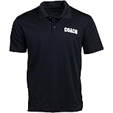 Coach | Coaching Polo Shirt - Royal Blue, Red, Green, Navy, Black Performance Men Women Collared Shirt