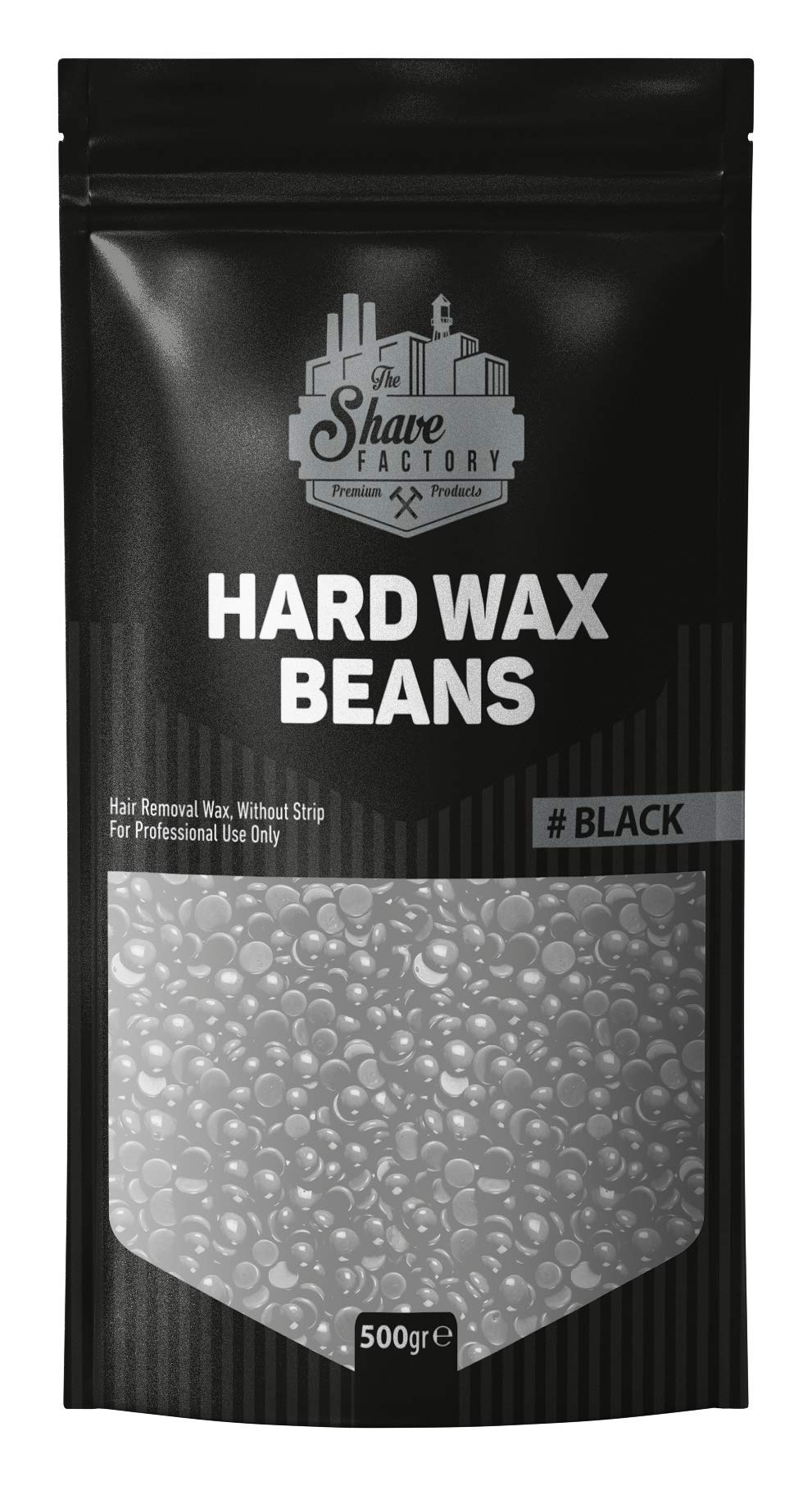 The Shave Factory - Hair Removal Hot Wax (Hard Wax Beans Black)