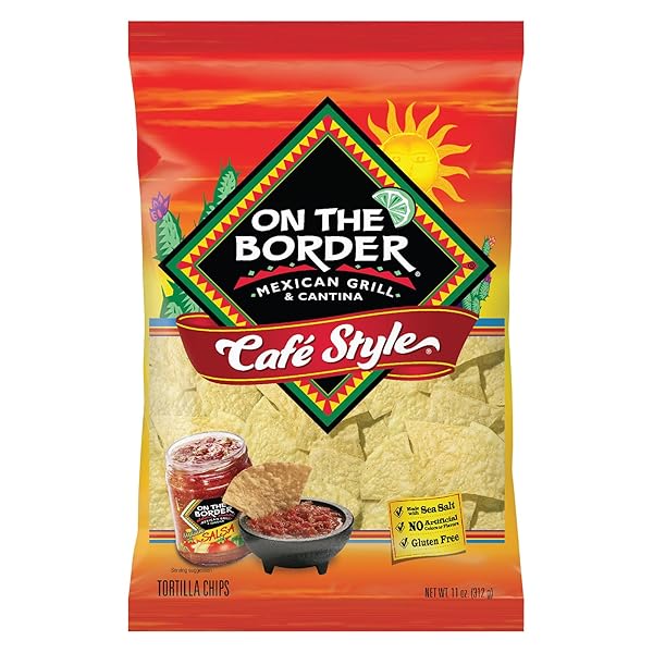 ON THE BORDER MEXICAN TORTILLA CHIPS, 11 OZ