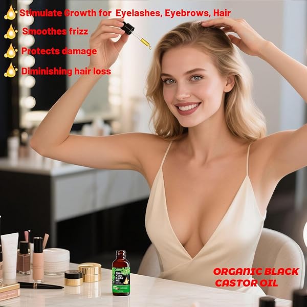 ETIMISA ORGANIC BLACK CASTOR OIL,100% PURE NATURAL ,COLD PRESSED, GLASS BOTTLES, HAIR,EYEBROW CARE, SKIN CARE, CASTOR OIL FOR BODY & CARRIER OIL