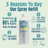 Salt Of The Earth 1000 ml Unscented Natural Deodorant Refill UK Vegan view 3