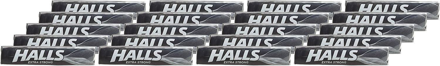 Halls Extra Strong, Clearing Menthol, Original Flavour, 20 x 33.5g, Black, 33.5 g (Pack of 20) - Image 5